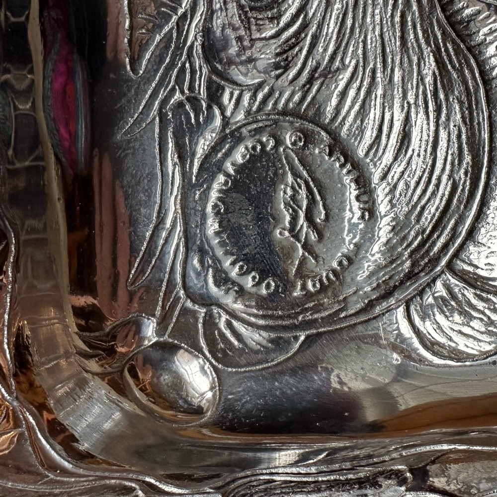 Arthur Court vintage 1990 aluminum tray. Never used! - Picture 2 of 9